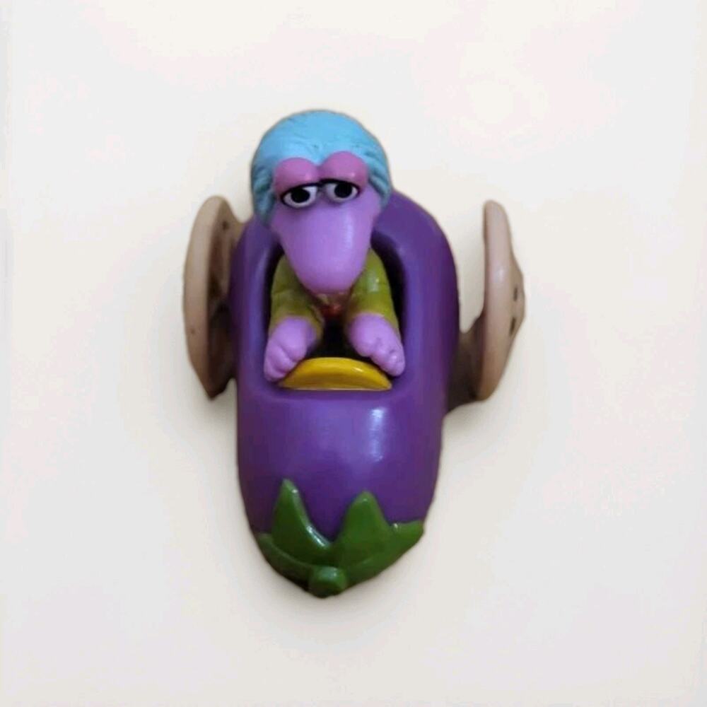 1988 McDonald’s Fraggle Rock Boober Veggie Car Pull-Back Toy – Jim Henson